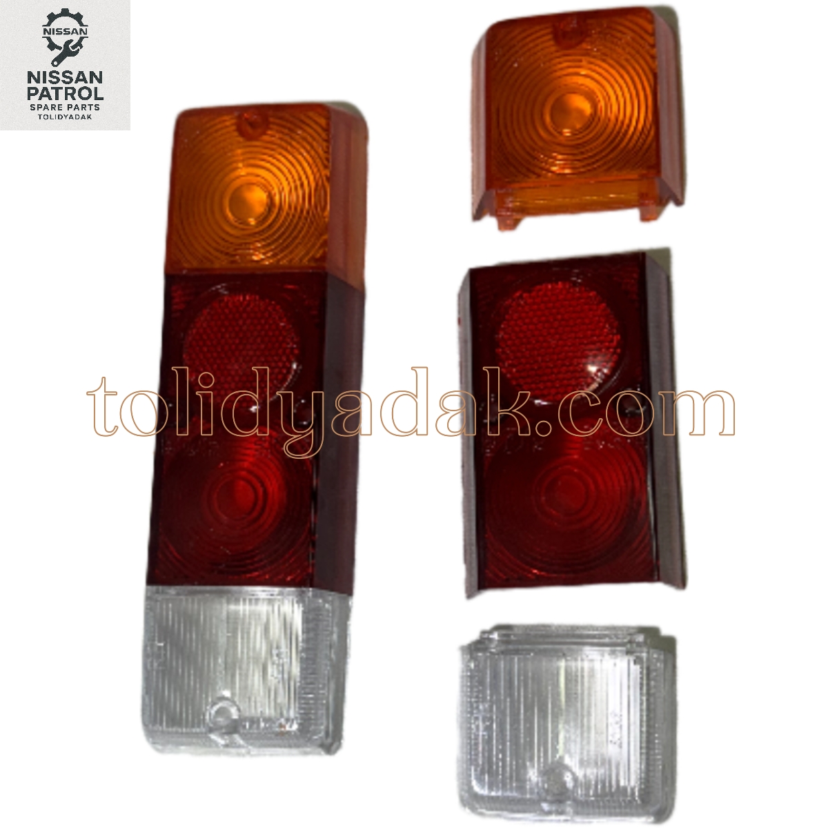 طلق چراغ خطر عقب پاترول وانتی